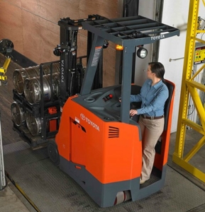 Toyota Stand-Up Electric Forklift | Electric Forklifts